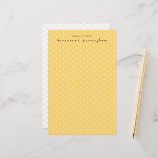 Double Sided Fun Polka Dot Pattern Custom Name 