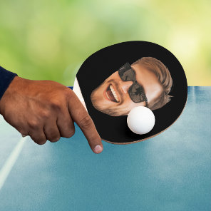 Double Sided Funny Custom Printed Photo Ping Pong Paddle
