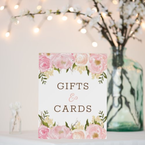 Double Sided Gifts and Cards and Favors Sign