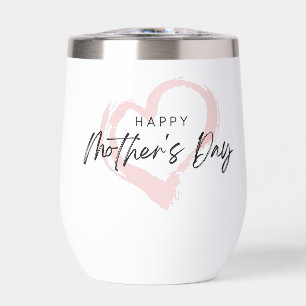 Double Sided Happy Mothers Day Thermal Wine Tumbler