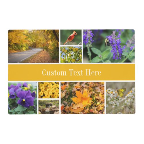 Double_sided Laminated Nature Photography Placemat