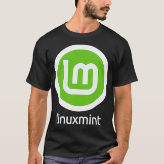 DOUBLE SIDED Linux Mint Comfortable Familiar Compu T-Shirt