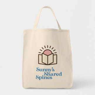 Double Sided Logo Grocery Tote Bag