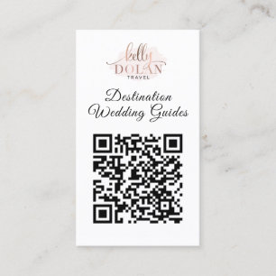 Double Sided Logo QR Code Business Card