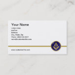 Double Sided Masonic Business Card at Zazzle