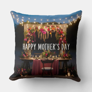 Double-Sided Mother's Day Pillow Front Design