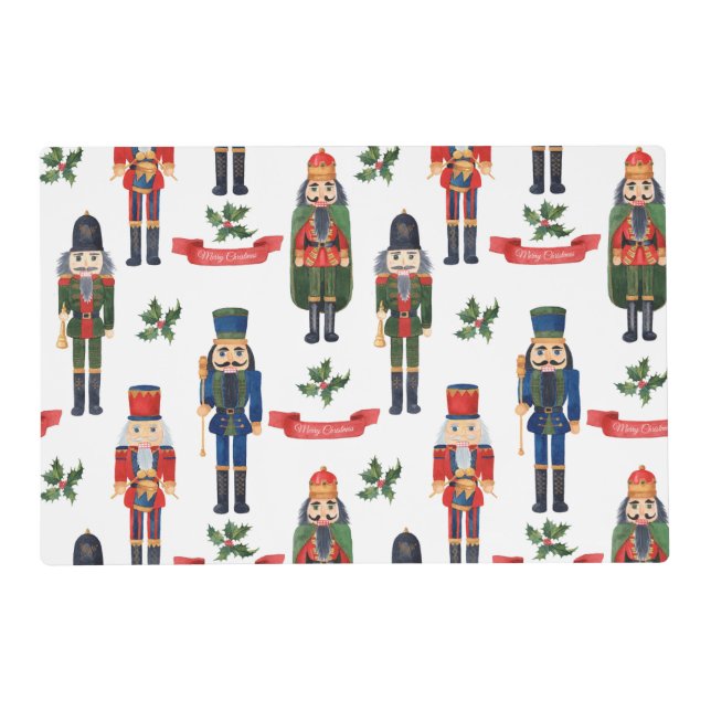 Double sided Nutcracker Placemat (Front)