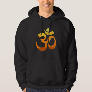Double Sided Om Mantra Symbol Yoga Men's Hoodie