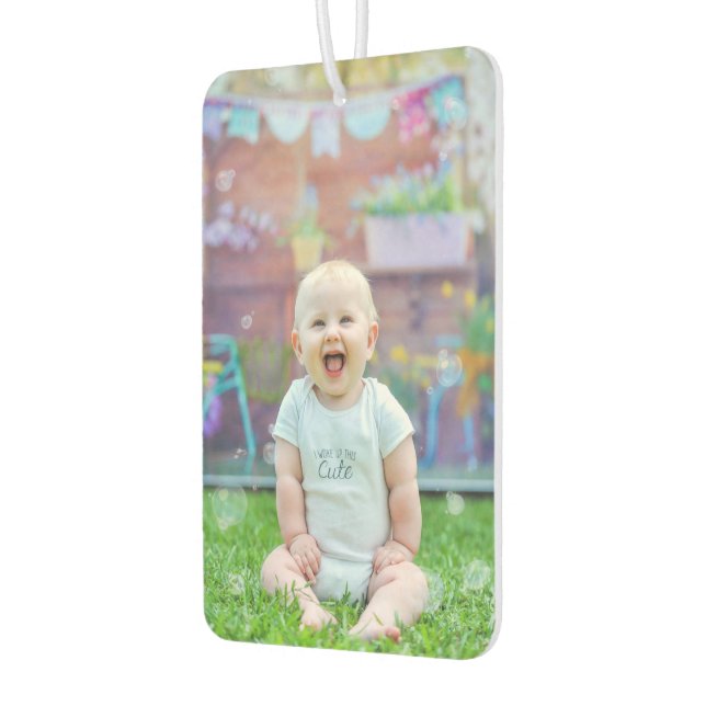 Double Sided Personalized Photo Air Freshener (Left)