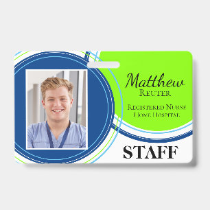 Double Sided Personalized Professional ID Badge