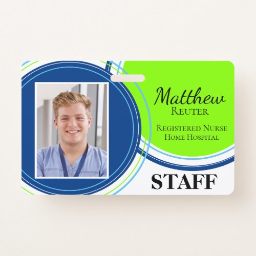 Double Sided Personalized Professional ID Badge