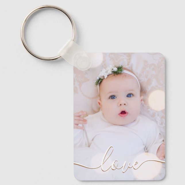 Double Sided Photo Aluminum Keychain (Front)