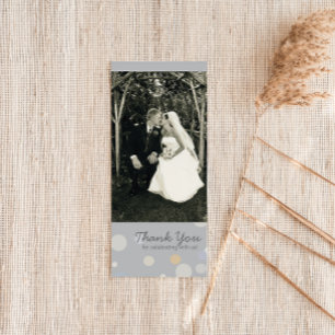 Double-Sided Photo Card: Champagne Bubbles Invitation