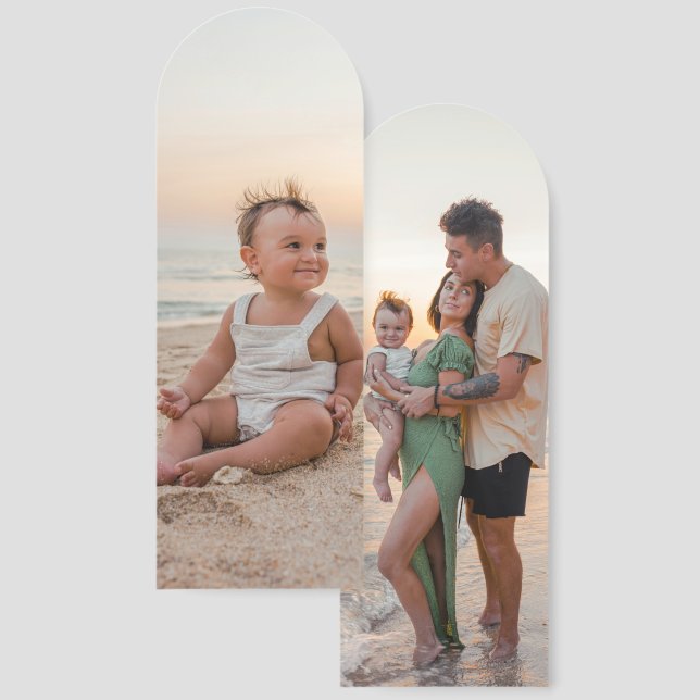 Double Sided Photo Create Your Own Bookmarks (Front & Back)