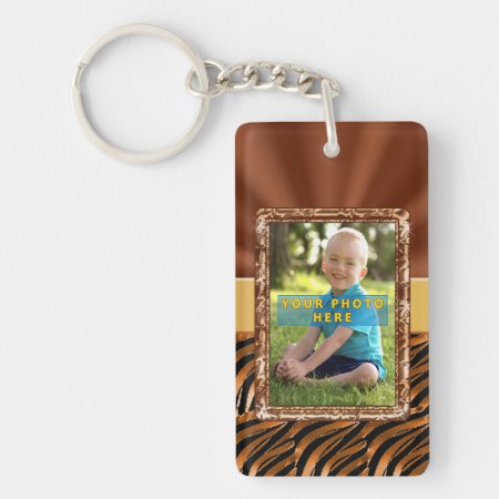 Double Sided Photo Keychain For Your Two Photos