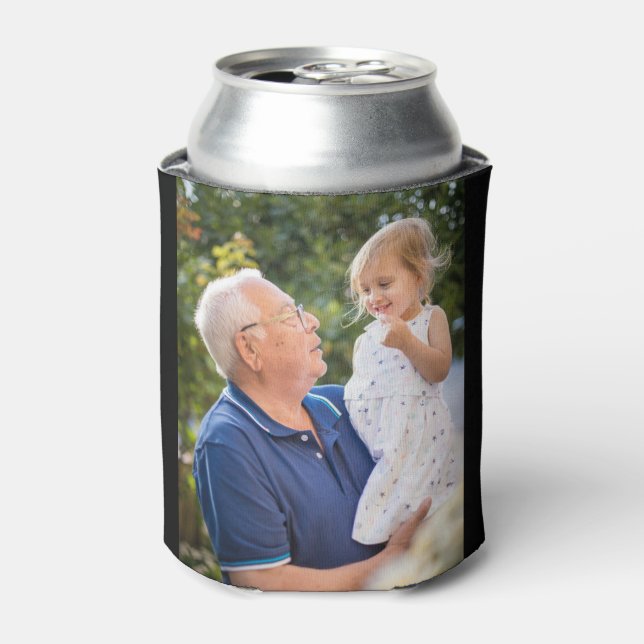 Double Sided Photo Personalized Cute Can Cooler (Can Front)
