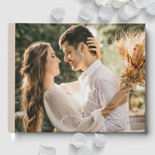 Double Sided Photo Wedding Foil Guest Book