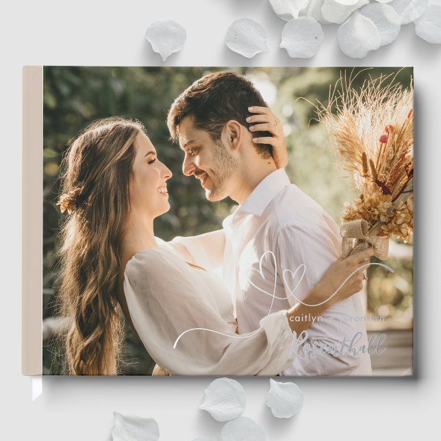 Double Sided Photo Wedding  Foil Guest Book (Creator Uploaded)