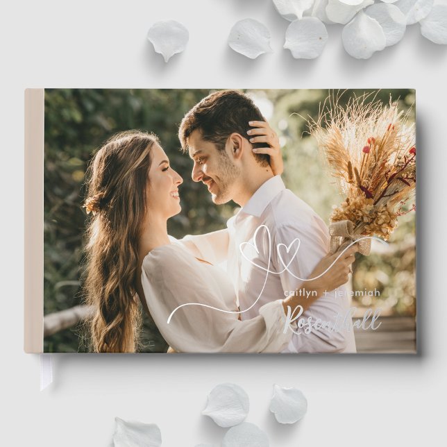 Double Sided Photo Wedding  Foil Guest Book (Creator Uploaded)