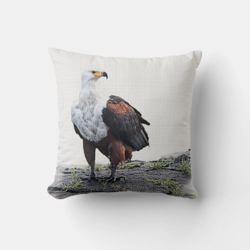 Double sided pillow fish eagle and hearts