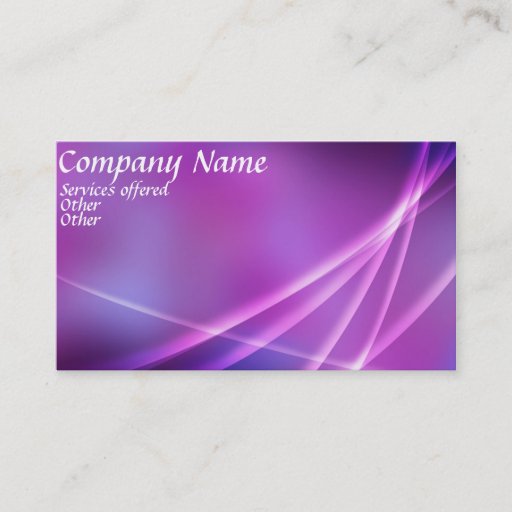 Customizable Double Sided pinkbusiness card