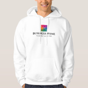 Double Sided Print Company Logo Mens Custom Hoodie