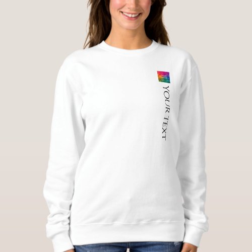 Double Sided Print Womens Modern Elegant Trendy Sweatshirt