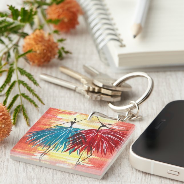 Double-sided Printed Keychain  (Front Right)