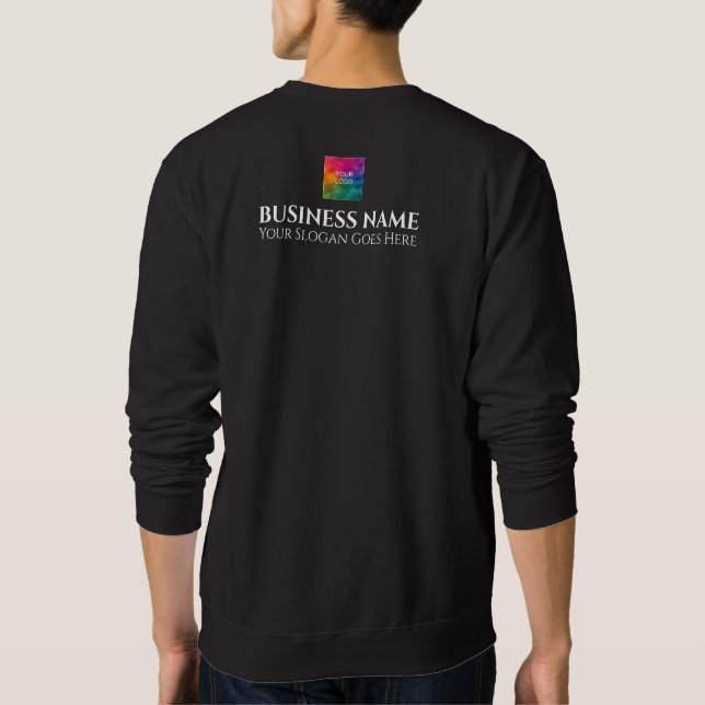 Double Sided Promotional Work Uniform Company Logo Sweatshirt (Back)