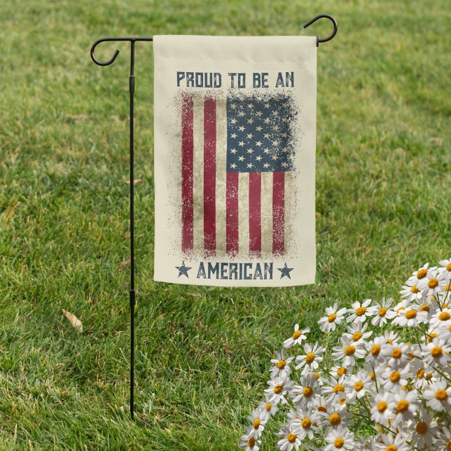 Double Sided Proud To Be An American Rustic Flag  (Creator Uploaded)