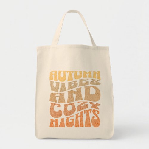 Double sided Retro Autumn Vibes Tote