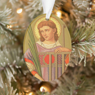 Double-Sided St. Lawrence of Rome (PM 04) Acrylic Ornament