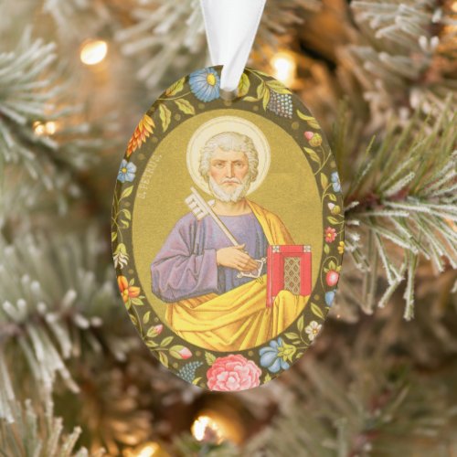 Double_sided St Peter PM 07 Acrylic Ornament