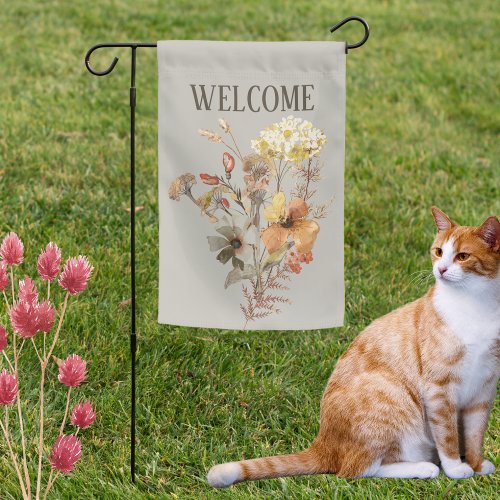  Double Sided Summer Wildflower Welcome  Garden Flag