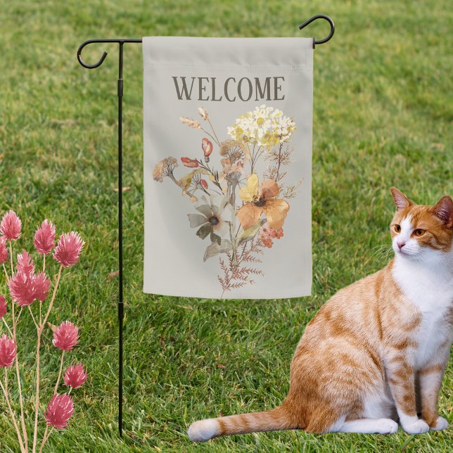  Double Sided Summer Wildflower Welcome  Garden Flag (Creator Uploaded)