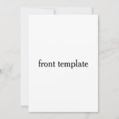 double sided template (Front)
