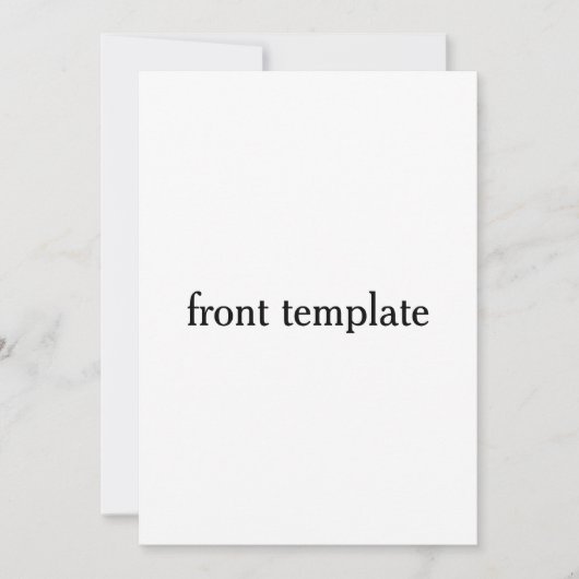 double sided template (Front)