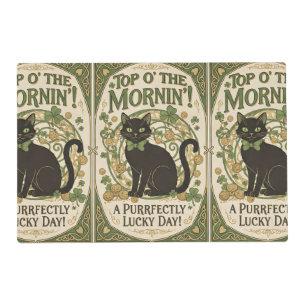 Double Sided Top O' The Morning Irish Placemat