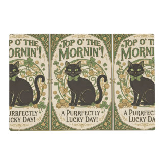 Double Sided Top O' The Morning Irish Placemat