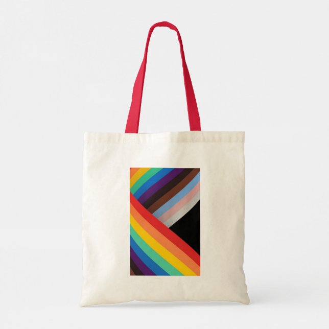Double-Sided Tote Bag with Pride Vibe  (Back)