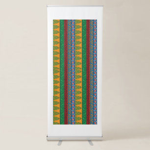 Double-Sided Vertical Banners-360-Deg Visibility Retractable Banner