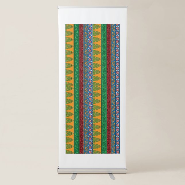 Double-Sided Vertical Banners-360-Deg Visibility Retractable Banner (Front)