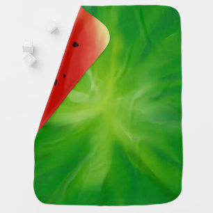Double Sided Watermelon Fruit Ver1 Baby Blanket