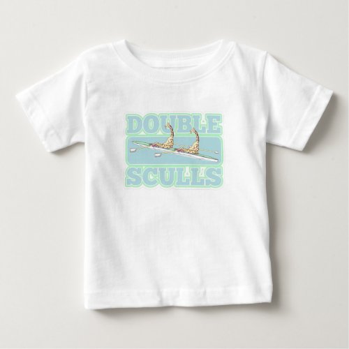 Double skulls rowing baby T_Shirt