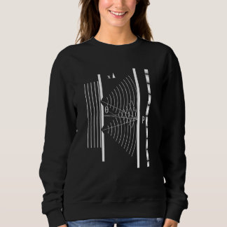 Double Slit Experiment Particle Physics Physicist Sweatshirt