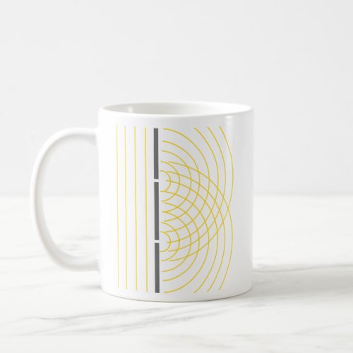 Double Slit Light Wave Particle Science Experiment Coffee Mug