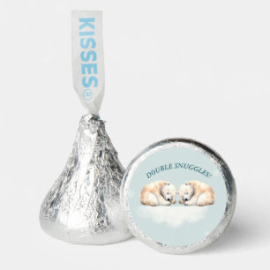 Double Snuggles Candy Sticker- Polar Bears