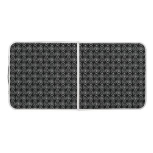 Double Spiral Celtic Pattern Beer Pong Table