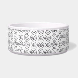Double Spiral Celtic Pattern Bowl