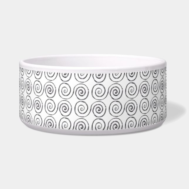 Double Spiral Celtic Pattern Bowl (Front)